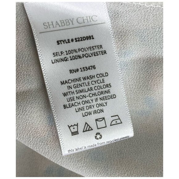 Shabby Chic NWT $128 The Marley Smudge Floral Cottagecore Mini Dress Womens Med - Picture 12 of 13